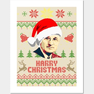 Harry S Truman Harry Christmas Posters and Art
